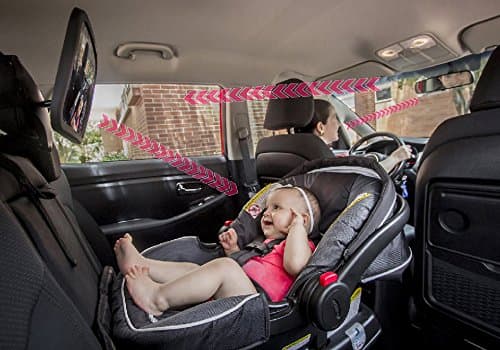 Shynerk Baby Car Mirror, Rear Facing Car Seat Mirror Safety for Infant Newborn, Baby Mirror with Wide Rearview & 360° Rotation, Shatterproof & Easy Assembled Crash Tested thumbnail 2