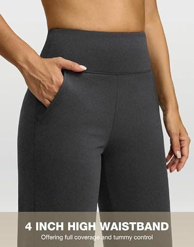 G Gradual Yoga Pants Women Wide Leg Dress Pants with Pockets High Waist Stretch Petite/Regular/Tall Casual Sweatpants Women thumbnail 3