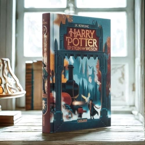 Harry Potter – Die komplette Saga (Bände 1–7) in der Neuauflage + Quidditch Stift- & Bleistift-Set thumbnail 3