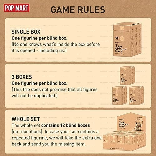 POP MART HIRONO The Other One Series Action Figures Blind Box, 1PC | Hirono Action Figures Mystery Box, Collectible Art Toy, Surprise Random Design, Cute Desk Decor, Shelf Display, Gift Idea thumbnail 3