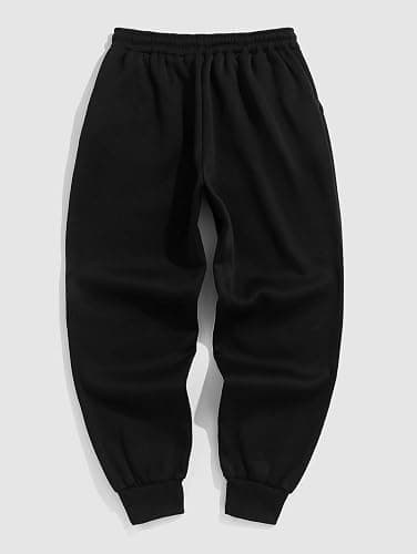 ZAFUL Cuffed Sweatpants for Men Casual Graphic Drawstring Printed Sweat Pants Stretch Loose Joggers thumbnail 4