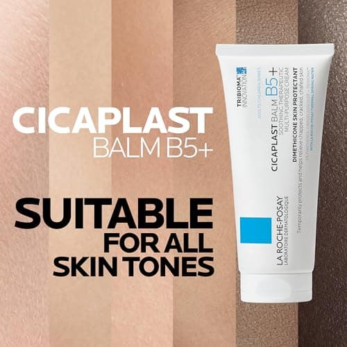 La Roche-Posay Cicaplast Balm B5 Skin Barrier Repair Cream with Centella Asiatica, Shea Butter & Panthenol | Multi-Purpose Healing Ointment for Dry, Irritated Skin | Face & Hand Balm, Baby Safe, 100ml thumbnail 8