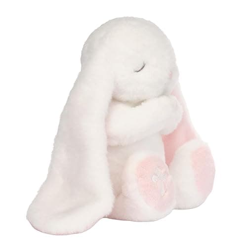 Lambs & Ivy Heaven Sent Baptism White Plush Bunny Stuffed Animal Toy - Precious thumbnail 3