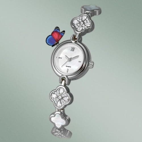 ADSBIAOYE Watches for Women Dainty Four Leaf Chain Bracelet Vintage Small Ladies Fashion Dress Quartz Watch Waterproof Luxury Gift Watch thumbnail 3