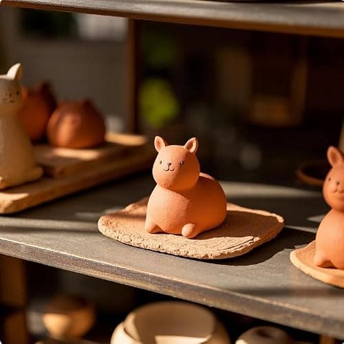 ZEHIQ Premium Air Dry Clay-2.2 lbs Natural Pottery Clay for Wheel Throwing, Hand Building, Sculpting Molding | No Baking Required, Self-Hardening | Beginner & Professional Artist Supplies(Terracotta) thumbnail 8