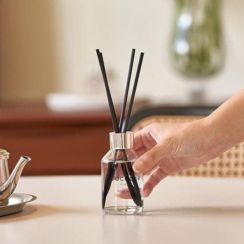COCODOR Classic Reed Diffuser/Cashmere Vanilla/3.4oz(100ml)/1 Pack/Home Fragrance Scent Essential Oil Stick Diffuser for Bedroom Bathroom Home Décor thumbnail 8