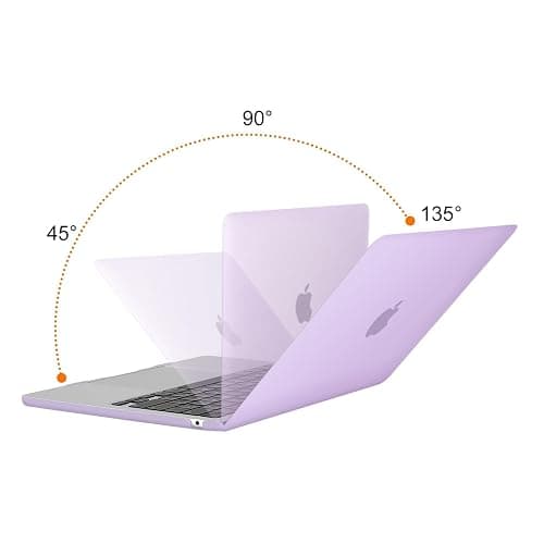 MOSISO Compatible with MacBook Air 13 inch Case 2025 2024 2023 2022 M4 A3240 M3 A3113 M2 A2681, Plastic Hard Shell&Keyboard Cover&Screen Film&Type C for MacBook Air 13.6 inch Case, Purple thumbnail 4