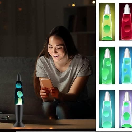 Mindiverse Color Changing LED Smart Magma Liquid Motion Lamp Light with Remote Home Decor Table Lamp for Living Room Bedroom, Office, Birthday Holiday Gifts for Kids Adults Women Men thumbnail 7