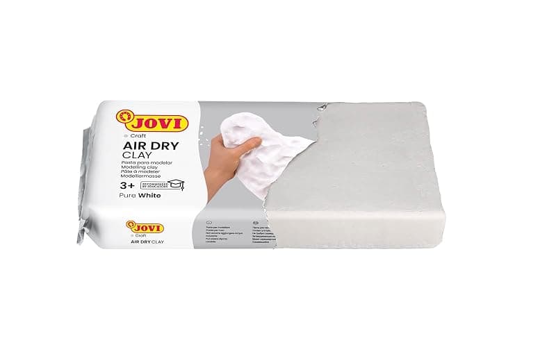 Jovi Air-Dry Modeling Clay; 1.1 lb. White, Non-staining, Perfect for Arts and Crafts Projects thumbnail 3