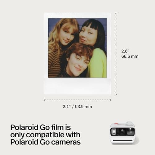 Polaroid Go Color Film - White Frame - 16 Photos (6017) - Go Mini Film is only Compatible with Polaroid Go Cameras (Not Compatible with Polaroid I-Type Now Cameras) thumbnail 5