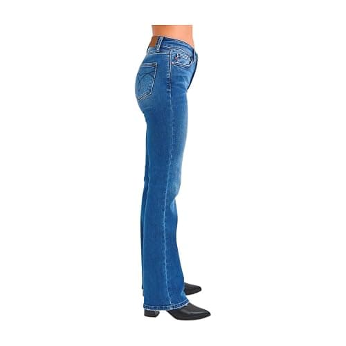 Judy Blue Mid Rise Bootcut Jeans with Thermal Lining thumbnail 4