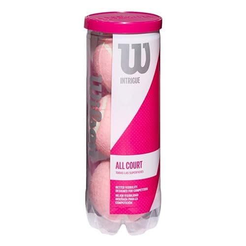 WILSON Intrigue All Court Pink Tennis Balls (1/2-Case) thumbnail 3