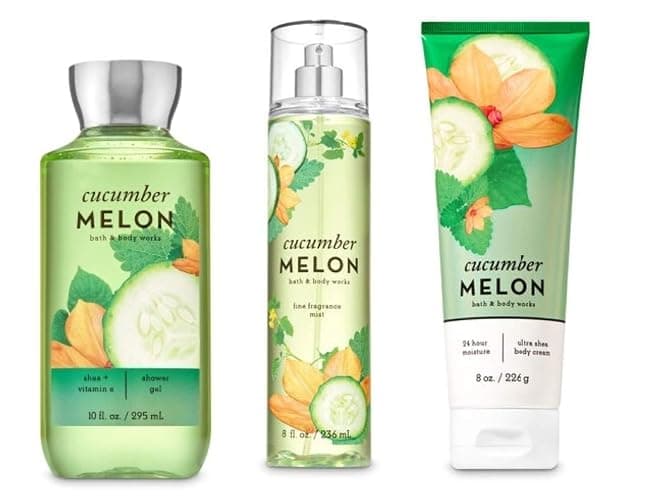 Bath & Body Works - Cucumber Melon - 3 pc Bundle - Image 1