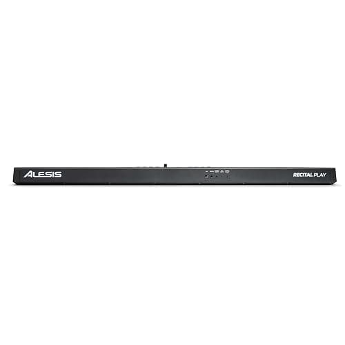 Alesis 88 Key Keyboard Piano with 480 Sounds, Speakers, USB MIDI, Sheet Music Tablet Rest, Power Adapter and Piano Lessons for Beginners thumbnail 12