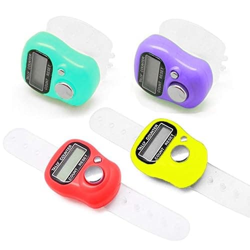 TESEAS Electronic Finger Counter, 5-Digit Number Count Clicker Mini LCD Digital Display Hand Tally Counter, Resettable Counters Clickers for Knitting, Crochet, Coaching, Lap, Golf, Toddler & Fidget thumbnail 3