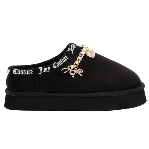 Juicy Couture Women's Cozy Slipper Mule – Plush Indoor Outdoor House Shoe with Memory Foam and Faux Fur Lining thumbnail 2