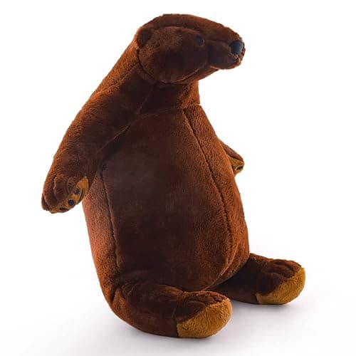 SNOWOLF Djungelskog Bear Giant Simulation Bear Toy Stuffed Animal Plush Doll Huge Cuddly Brown Teddy Bear for Home Decoration Valentine's Birthday Gift, 23.6 in/60 cm thumbnail 2