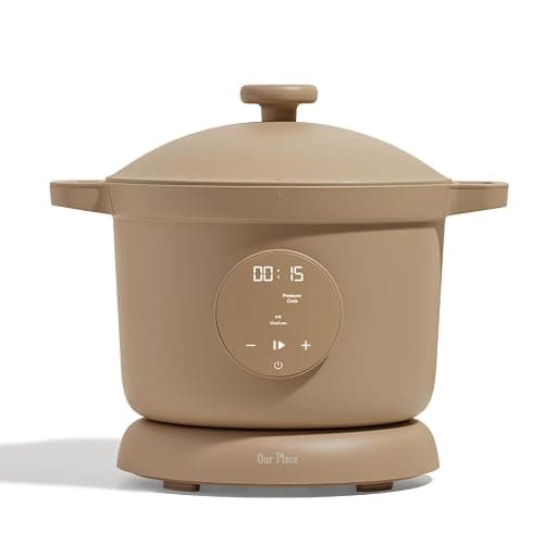Our Place Dream Cooker | 6-quart Multicooker | 4 Versatile Modes | Pressure Cook, Slow Cook, Sear & Saute, Keep Warm | Hands-Free Steam Release | Tailored Control Panel | Steam - Image 1