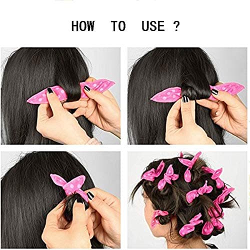 30Pcs Sponge Flexible Foam Hair Curlers, No Heat Hair Rollers DIY Night S Soft Pillow Hair Rollers Styling Tool (5 Colors) thumbnail 7