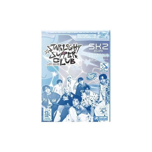 STRAY KIDS [2026 Season's Greetings STAR LIGHT SUPER CLUB] + 3 Extra Photocards Set - Image 1