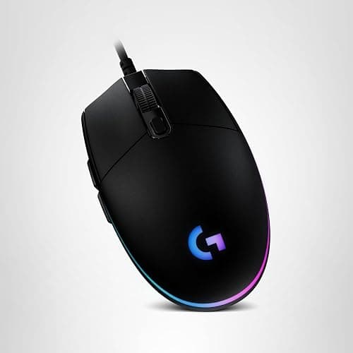 Logitech G203 Wired Gaming Mouse, 8,000 DPI, Rainbow Optical Effect LIGHTSYNC RGB, 6 Programmable Buttons, On-Board Memory, Screen Mapping, PC/Mac Computer and Laptop Compatible - Black thumbnail 11
