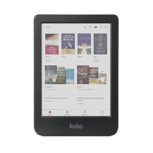 Kobo Clara Colour | Liseuse eBook Couleur | Écran Couleur E Ink Kaleido™ 3 sans Reflets de 6" | Option Mode Sombre | Étanche | Livres Audio | 16 Go de Stockage | Noir - Image 1