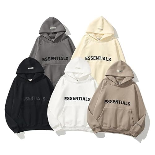 Unisex Hoodies with Letter Fleece for Men and Women, Sweater Hip-hop Pullover Hoodie, Warm and Comfortable Fashion Sweater Hoodies thumbnail 7