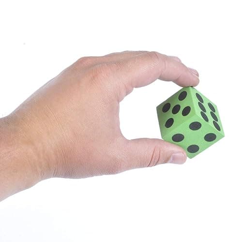 Foam Dice Set - Bulk Pack of 36, 1.5 Inch Large Assorted Colorful Foam Dice Cubes with Number Dots, Use for Kids, Classrooms, Math Games, Building Toys, Party Supplies by Bedwina thumbnail 6