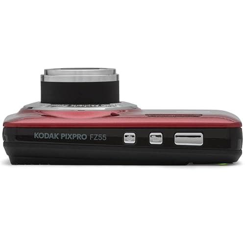 Kodak PIXPRO FZ55 Digital Camera, Red Bundle with Lexar 32GB High-Performance 800x UHS-I SDHC Memory Card + Deco Photo Point and Shoot Field Bag Camera Case thumbnail 6
