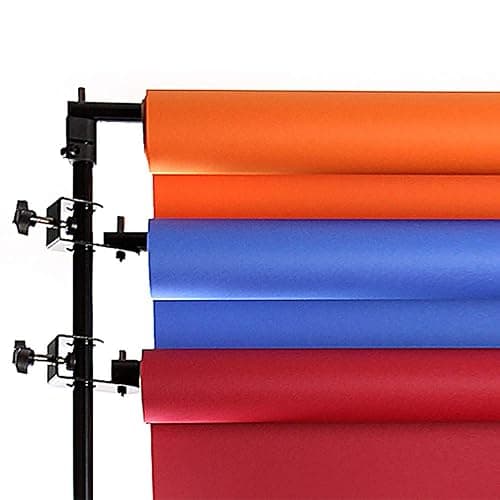 Savage Polevault Multiple Background Stand, 4 Crossbars Included for Multiple Backgrounds, Photo Backgrounds, Photography Accessories, Matte Black - Multi-pole mount thumbnail 5