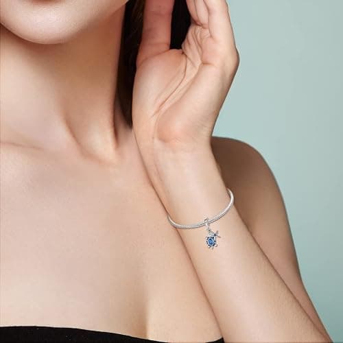 MULA 925 Sterling Silver Charms for Bracelets and Necklaces Lipstick and Bag Dangle Pendants Tower Camera Beads Jewelry Charms for Women thumbnail 5