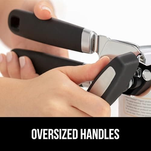 The Original GORILLA GRIP Heavy Duty Stainless Steel Smooth Edge Manual Can Opener and Bottle Openers, Soft Ergonomic Handle, Oversized Handheld Easy Turn Knob, Multifunctional Kitchen Tool, Gray - Gray - 1 thumbnail 10
