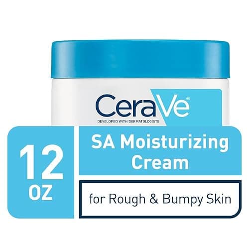 CeraVe Moisturizing Cream with Salicylic Acid, Exfoliating Body Cream with Lactic & Hyaluronic Acid, Niacinamide, and Ceramides, Fragrance Free & Allergy Tested, 12 Ounce thumbnail 2