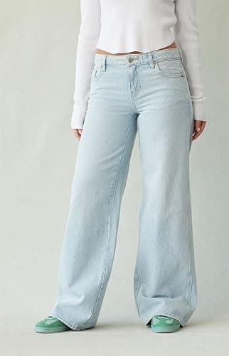 PacSun Women's Dark Indigo Denim Mom Shorts thumbnail 3