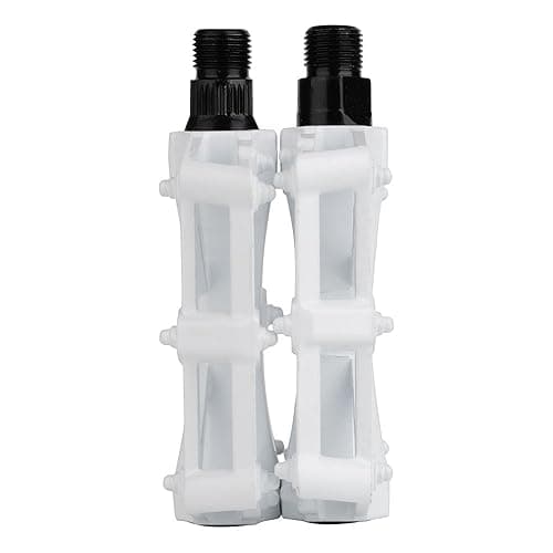 boruizhen Aluminium CNC Bike Platform Pedals Lightweight Road Cycling Bicycle Pedals for MTB BMX - White thumbnail 3