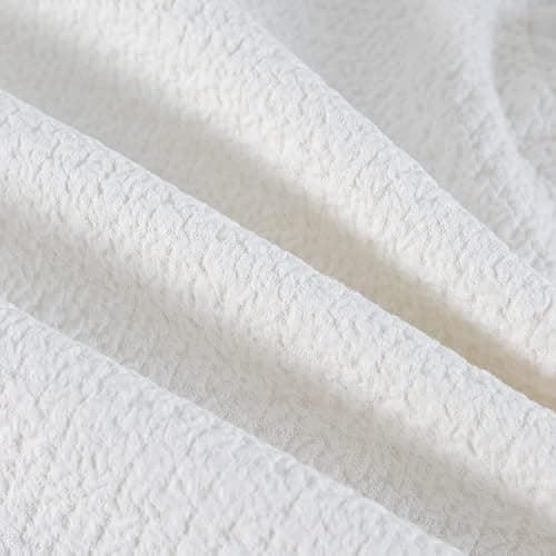 Pillow Shams Set of 2 Pure Cotton Champray Ruffled Edge,Thick and Solid Washed Dobby Heavy Fabric (Standard 20x26 inches) thumbnail 9
