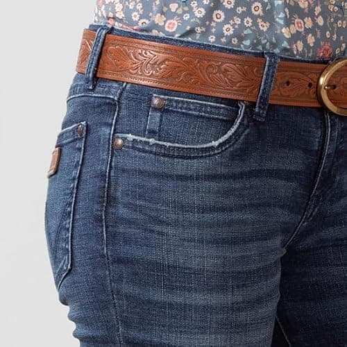 Wrangler Women's Retro Mae Mid Rise Wide Leg Trouser Jean thumbnail 5