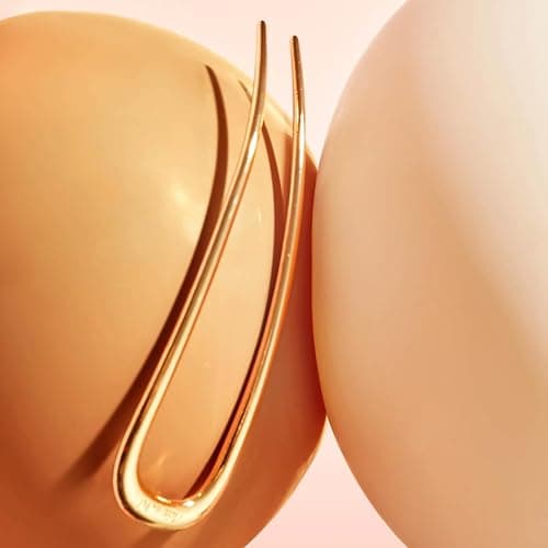 Kitsch Metal French Hair Pin for Women - Elegant Hair Accessories, Ideal for Buns & French Twist, Designed for a Secure, Comfortable Fit | Ideal Gifts for Women - 2 Pcs Gold thumbnail 6