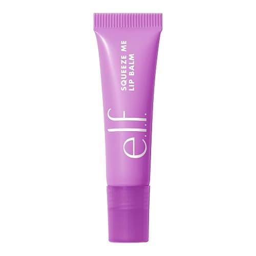 e.l.f. Squeeze Me Lip Balm, Moisturizing Lip Balm For A Sheer Tint Of Colour, Infused With Hyaluronic Acid, Vegan & Cruelty-free, Grape thumbnail 7