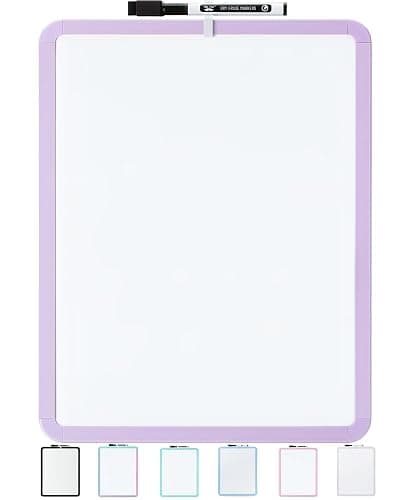 Mr. Pen- Dry Erase Board, 14” x 11” with a Black Dry Erase Marker, Small Mini White Board for Students - Image 1