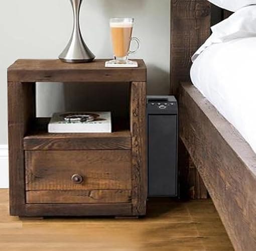 Digital Slider Handgun Gun Safe, Pistol Safe for Nightstand, Desk, Bed Side, Wall, Truck - Auto Sliding Door Hand Gun Safe for Pistol thumbnail 2