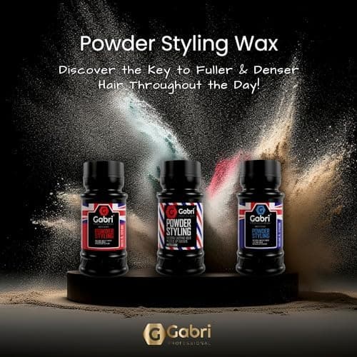 Gabri Hair Styling Powder Wax 21g | Volumizing Thickening Dust Powder | Flexible Hold | Matt Look | Maximum Control | Texturising Powder for Men & Woman | (Matte Look, 21 g (Pack of 1)) thumbnail 8