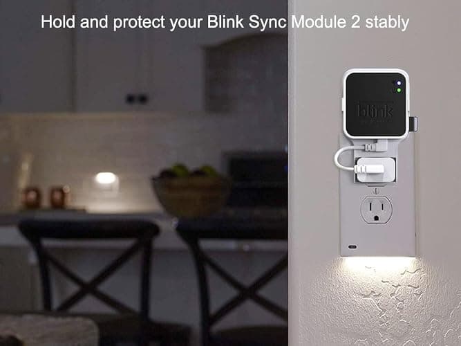 256GB Blink USB Flash Drive, with Outlet Wall Mount for Sync Module, Space-Saving Mount Bracket Holder for Blink Outdoor/Indoor Security System (Sync Module 2 is NOT Included),1Pack thumbnail 6