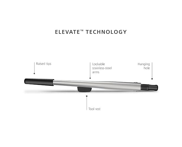 Joseph Joseph Elevate Fusion Precision tongs, BPA Free, Heat Resistant Non Stick Kitchen Utensil, Stainless Steel Handles, 12.01"L x 1.3"W thumbnail 3