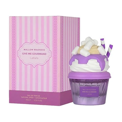 Lattafa Mallow Madness Eau de Parfum Give Me Gourmand Collection, Sweet Gourmand Fragrance, Marshmallow & Vanilla, Spray Form, 75ml, Long-lasting thumbnail 2
