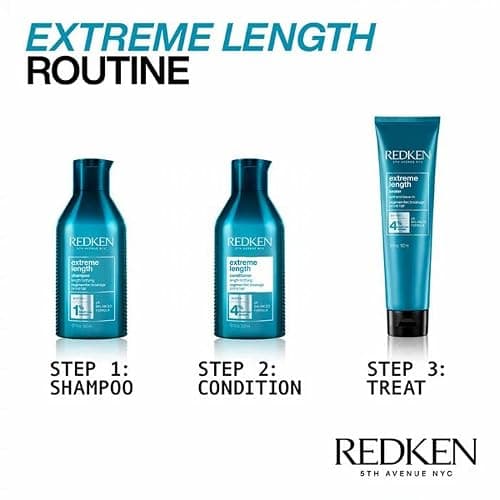 Redken Pflegeset für lange und starke Haare, Anti Haarbruch, Mit Biotin, Extreme Length 300 ml & Conditioner 300 ml thumbnail 4