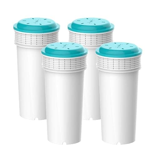 Waterdrop Filter Cartridge, Compatible with Tommee Tippee® Closer to Nature® Perfect Prep® Machine, New Lid, Reduce PFAS, PFOA/PFOS (Pack of 4) - Image 1