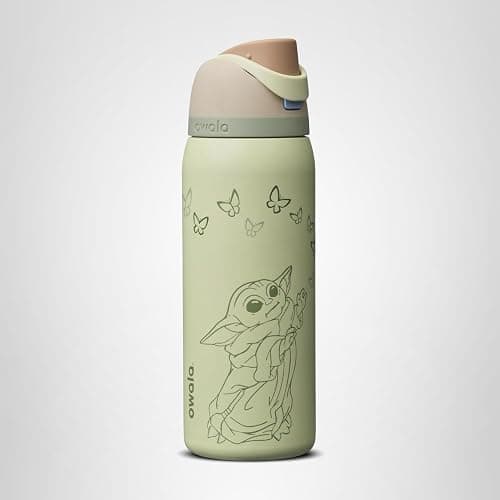 Owala Star Wars FreeSip Insulated Stainless Steel Water Bottle with Straw for Sports, Travel, and School BPA-Free Sports Water Bottle, 32 oz, GroGu thumbnail 9