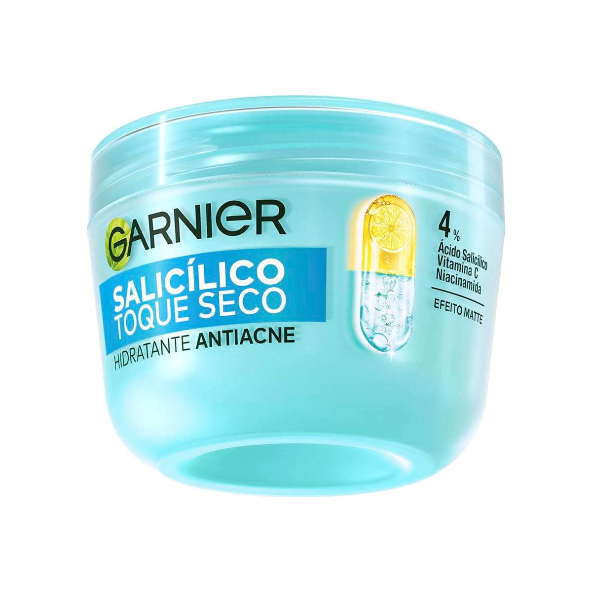 Garnier Hidratante Facial Antiacne Toque Seco com Ácido Salicílico, Uniformiza a Pele, Reduz Imperfeições e Controla a Oleosidade e Brilho por 8 Horas, 85g - Image 1