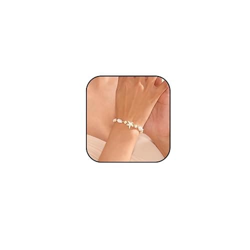 Shell Bracelets for Women Boho Seashell Rope Bracelet Beach Bracelets for Women Starfish Bracelet Suffer Beach Jewelry - Image 1